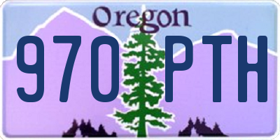 OR license plate 970PTH