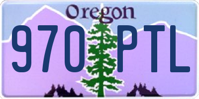 OR license plate 970PTL