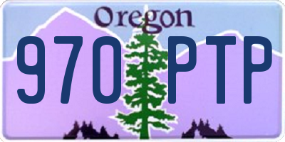 OR license plate 970PTP