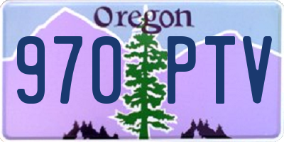 OR license plate 970PTV