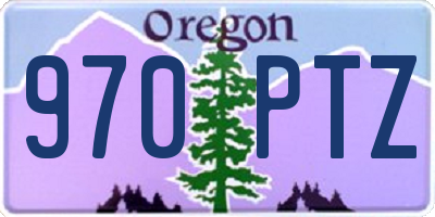 OR license plate 970PTZ