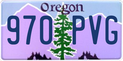 OR license plate 970PVG
