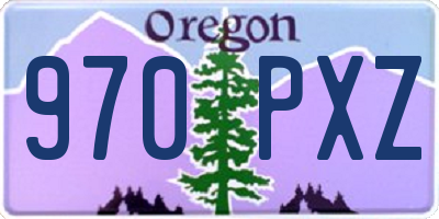 OR license plate 970PXZ