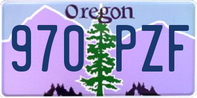 OR license plate 970PZF
