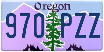 OR license plate 970PZZ