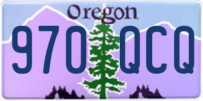 OR license plate 970QCQ