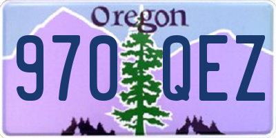 OR license plate 970QEZ