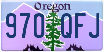 OR license plate 970QFJ