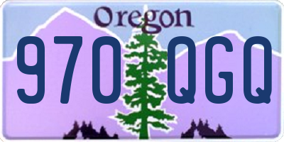 OR license plate 970QGQ