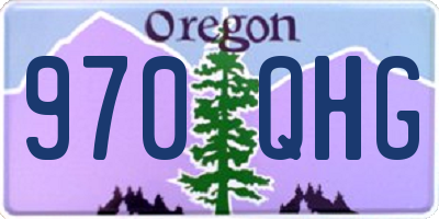 OR license plate 970QHG