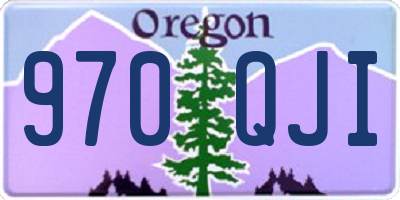 OR license plate 970QJI