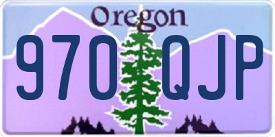 OR license plate 970QJP