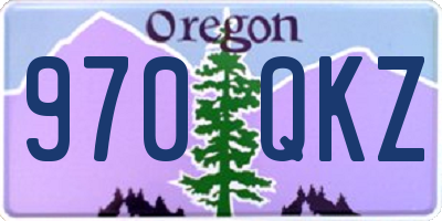 OR license plate 970QKZ