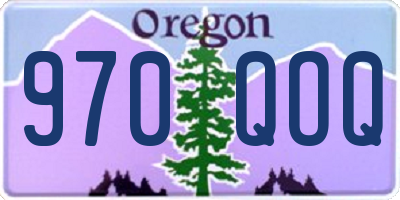 OR license plate 970QOQ