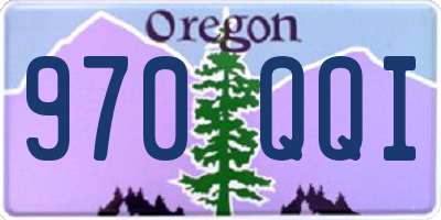OR license plate 970QQI