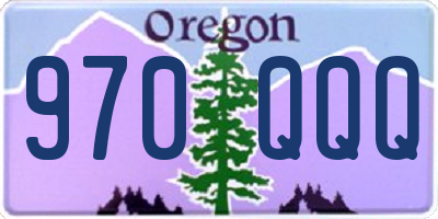 OR license plate 970QQQ