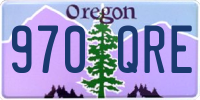 OR license plate 970QRE