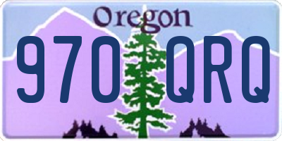 OR license plate 970QRQ