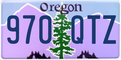 OR license plate 970QTZ