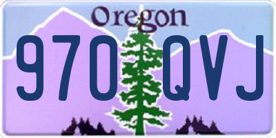 OR license plate 970QVJ