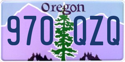 OR license plate 970QZQ