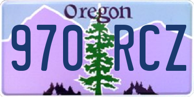 OR license plate 970RCZ