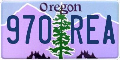 OR license plate 970REA
