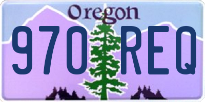 OR license plate 970REQ