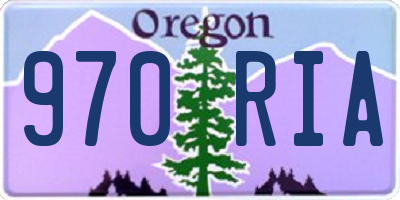 OR license plate 970RIA