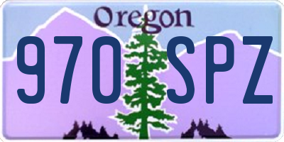 OR license plate 970SPZ