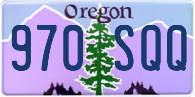OR license plate 970SQQ