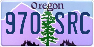 OR license plate 970SRC
