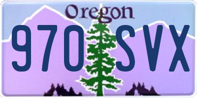 OR license plate 970SVX
