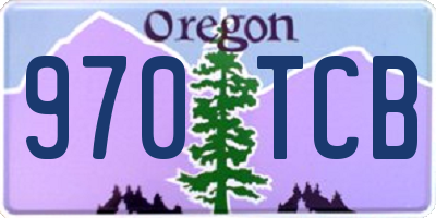 OR license plate 970TCB