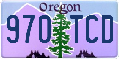 OR license plate 970TCD