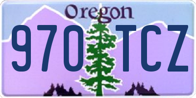 OR license plate 970TCZ