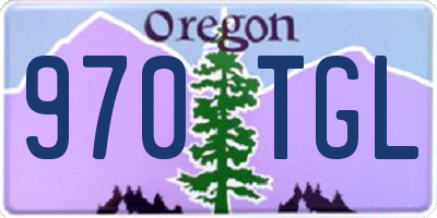 OR license plate 970TGL
