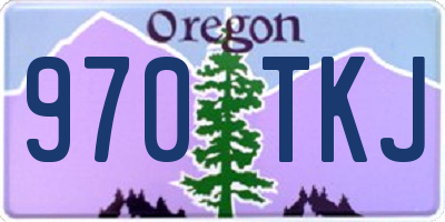 OR license plate 970TKJ