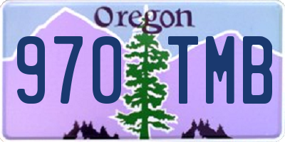 OR license plate 970TMB