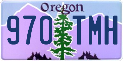 OR license plate 970TMH