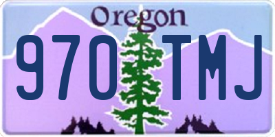 OR license plate 970TMJ