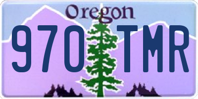 OR license plate 970TMR