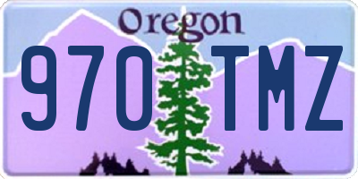 OR license plate 970TMZ