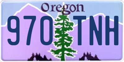 OR license plate 970TNH
