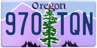 OR license plate 970TQN