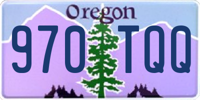 OR license plate 970TQQ
