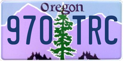 OR license plate 970TRC
