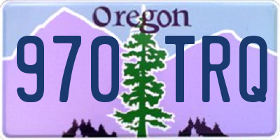 OR license plate 970TRQ