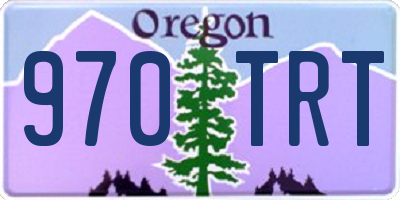 OR license plate 970TRT