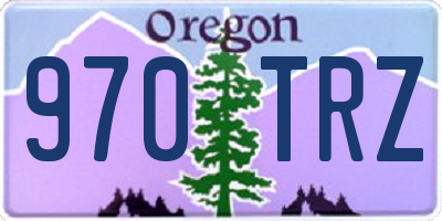 OR license plate 970TRZ
